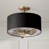 Frontgate Gingko Leaf Semi-flush Mount