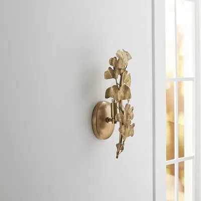 Frontgate Gingko Leaf Wall Sconce