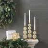 Frontgate Gleam And Glisten Glass Candlestick Holders