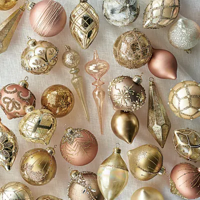 Frontgate Gleam And Glisten Ornament Collection