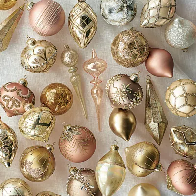 Frontgate Gleam And Glisten Ornament Collection In Multi