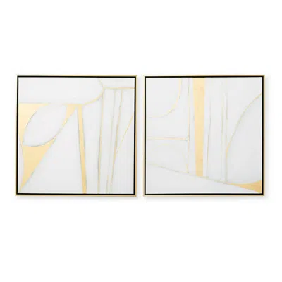 Frontgate Glimpse Of Gold Diptych In Multi