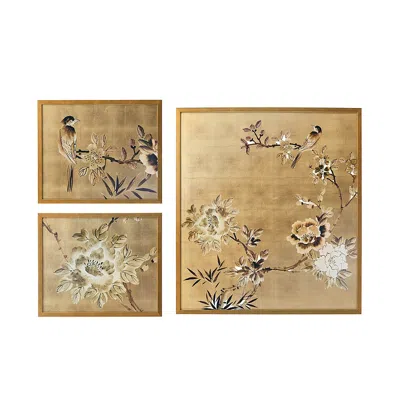 Frontgate Golden Garden Giclee Prints In Brown