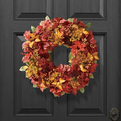 Frontgate Golden Glow Harvest Wreath