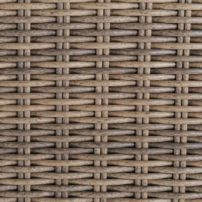 Frontgate Half Round Wicker Caramel In Black