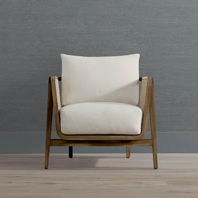 Frontgate Halsey Accent Chair In White