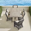 Frontgate Hampton 7-pc. Dining Set In Black Walnut Finish