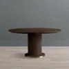 Frontgate Harrison Round Dining Table In Emperador,cocoa