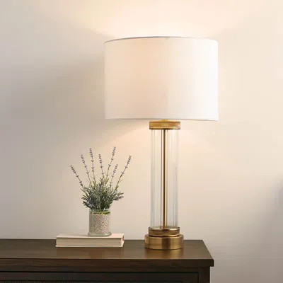 Frontgate Hartley Usb Table Lamp In White