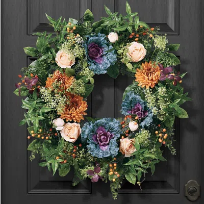 Frontgate Harvest Blooms & Berries Wreath