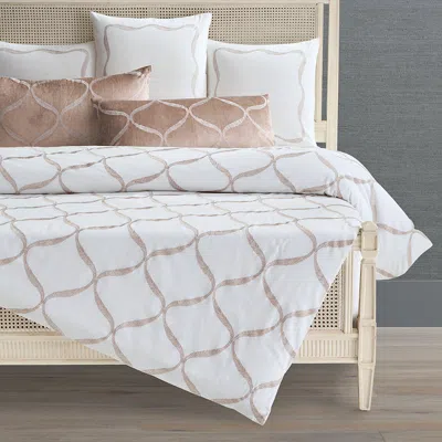 Frontgate Haven Embroidered Bedding Collection In Gold