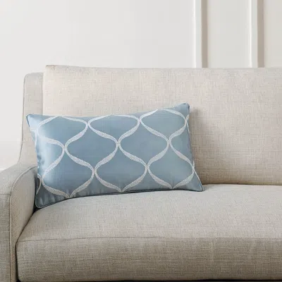 Frontgate Haven Trellis Satin Pillow Cover