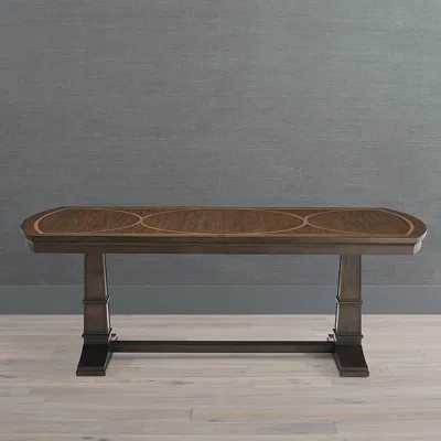 Frontgate Hendricks 84" Extendable Dining Table In Brown