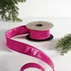Frontgate Hot Pink Metallic Dupioni Ribbon