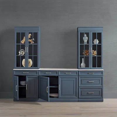 Frontgate Hunter 5-piece Modular Set In Slate Blue
