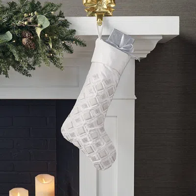 Frontgate Icy Enchantment Stocking In White