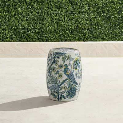 Frontgate Isabelle Bird & Branch Accent Stool