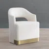 Frontgate Isla Dining Chair In Performance Linen Ivory