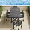 Frontgate Isola 7-pc. Rectangular Dining Set In Aluminum