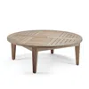FRONTGATE ISOLA CHAT TABLE IN WEATHERED FINISH