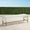 Frontgate Isola Dining Bench In Weathered