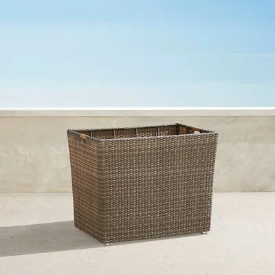 Frontgate Isola Storage Basket In Brown