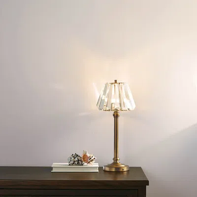 Frontgate Jacqueline Crystal Rechargeable Table Lamp