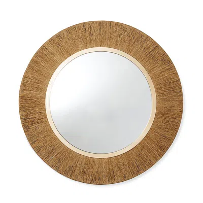 Frontgate Janis Paper Rope Mirror In Brown