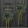 Frontgate Joyeux Holiday Mini Wreaths In Green