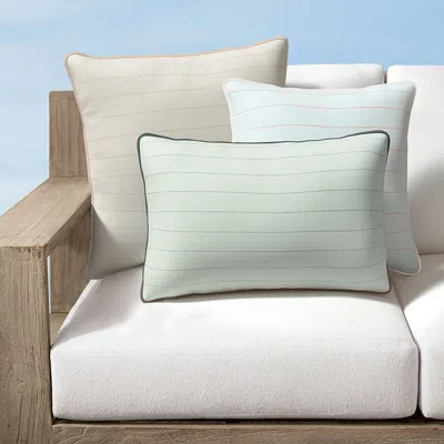 Frontgate Kaia Indoor/outdoor Pillow In Blue