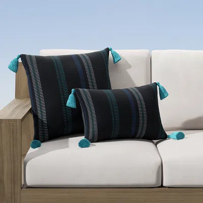 Frontgate Kessler Stripe Indoor/outdoor Pillow In Claypot