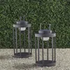 Frontgate Kiara Outdoor Solar Led Lantern