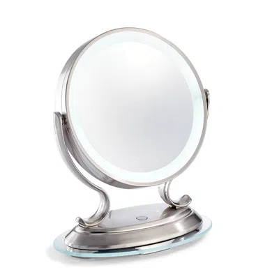 Frontgate Led Vanity Mirror In Silver