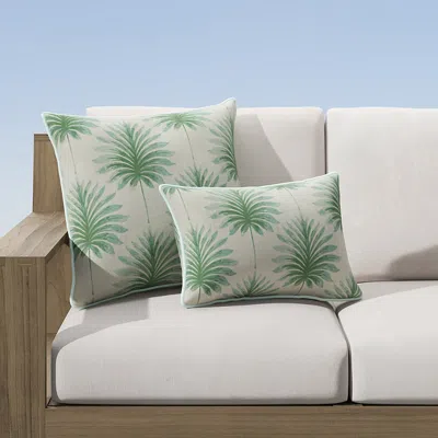 Frontgate Lehana Palmetto Indoor/outdoor Pillow In Multicolored