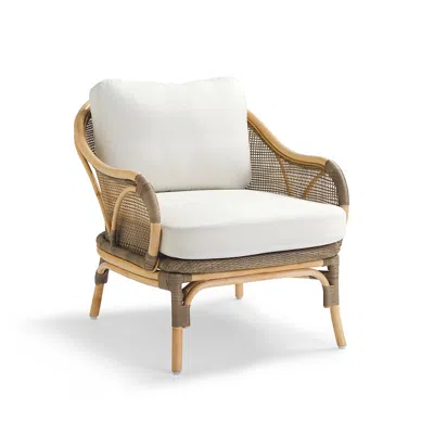 Frontgate Leilani Accent Chair Tailored Furniture Cover In Brown