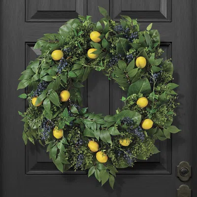 Frontgate Lemon Grove Wreath