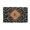 Frontgate Liana Scroll Monogram Door Mat