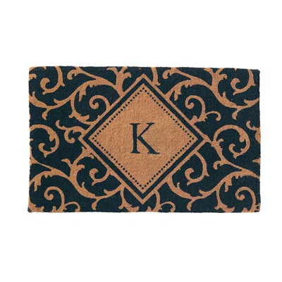 Frontgate Liana Scroll Monogram Door Mat