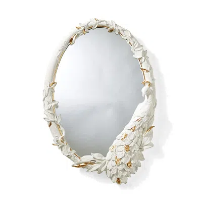 Frontgate Liliana Peacock Mirror In White