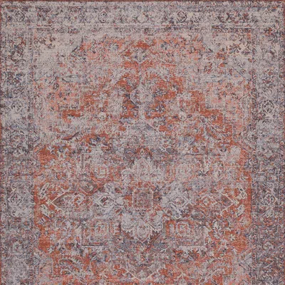 Frontgate Lonnie Wool Rug In Red