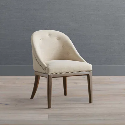 Frontgate Madera Dining Chair In Willow,eggshell Crypton Nomad Performance
