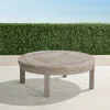 Frontgate Mantua Coffee Table In Weathered Teak