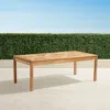 FRONTGATE MANTUA EXPANDING DINING TABLE IN NATURAL TEAK