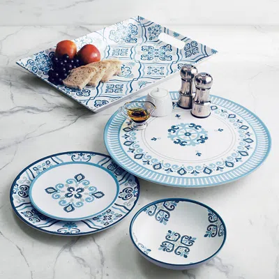 Frontgate Marah Melamine Serveware Collection In Blue