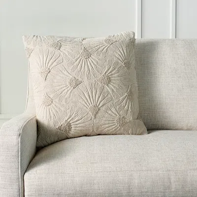 Frontgate Marah Stonewashed Pillow Cover In White