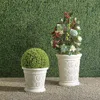 FRONTGATE MARIN EMBOSSED PLANTERS