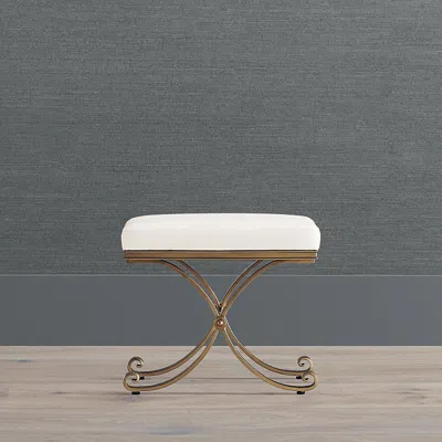 Frontgate Marjorie Accent Stool In Gold