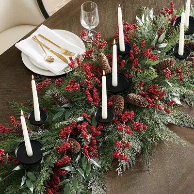 Frontgate Merry Berry And Cypress Centerpiece
