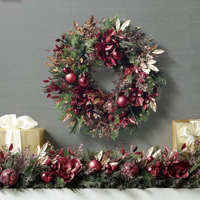 Frontgate Merry Merlot Greenery Collection