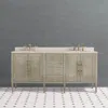 Frontgate Milano 72" Double Bath Vanity In Gray